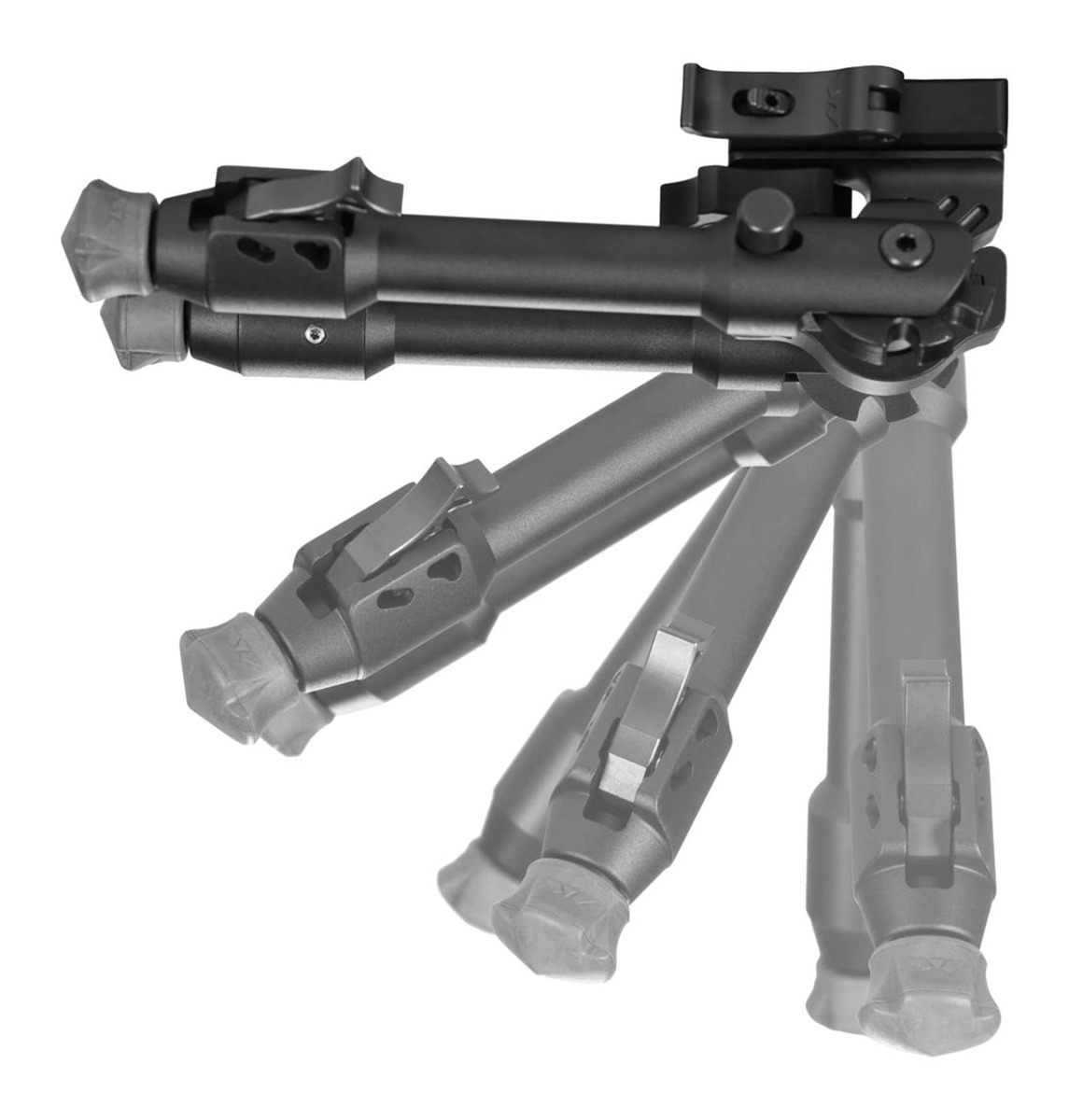 Warne 7902M Precision Bipod, Arca Rail Interface, Rapid Leg Deployment, Com view 3
