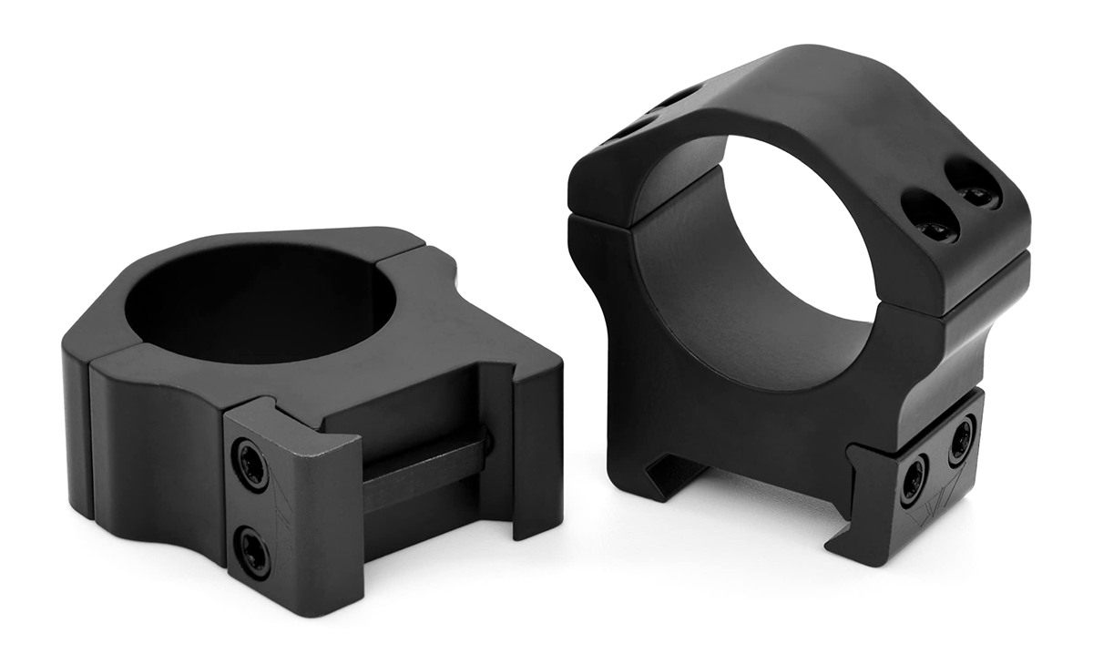 Warne Scope Mounts Maxima Horizontal, 1 Inch, PA, Optic Rings, Medium, Matt view 2