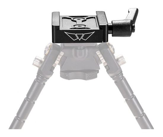 Warne 7955M Arca Rail Adapter, Atlas, Toolless, Aluminum, Fits Bipods, Blac view 3