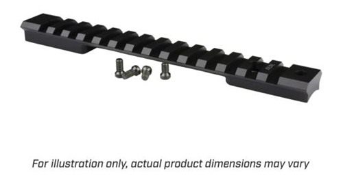 Warne Manufacturing 7665-20MOA Mountain Tech Tactical Rail Black Anodized A view 2