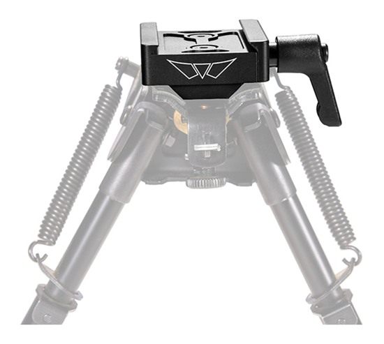 Warne Scope Mounts 7956M ARCA Rail Adapter - Swivel Stud Style Bipod view 2