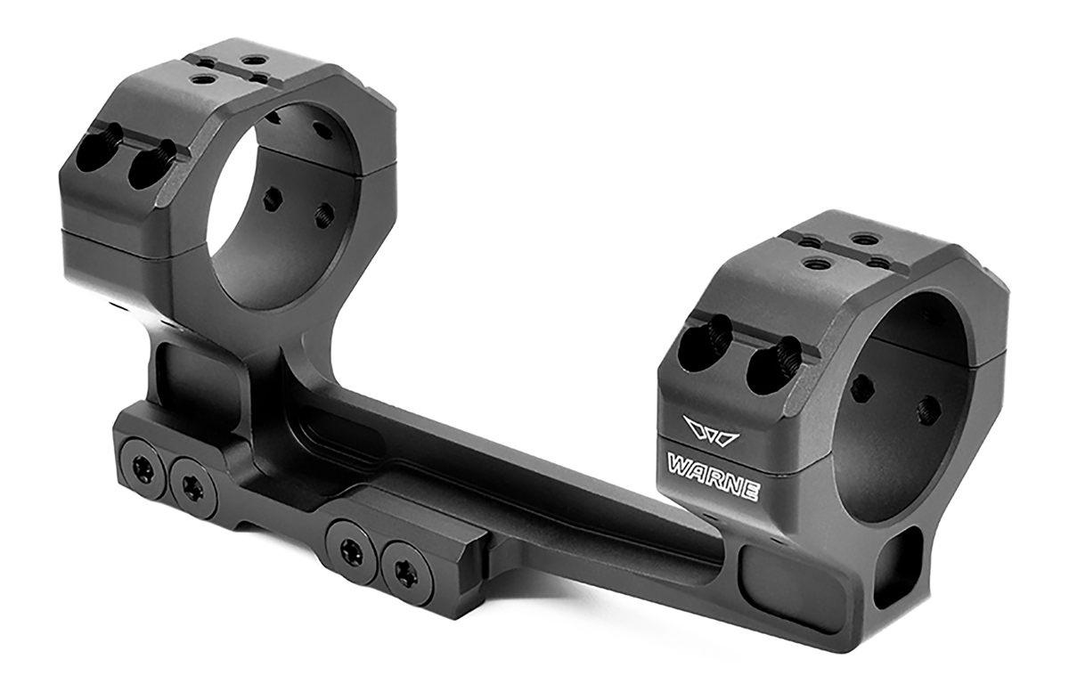 Warne 7825M Precision Cantilever Mount Scope Combo Black Anodized 34mm 0 MO