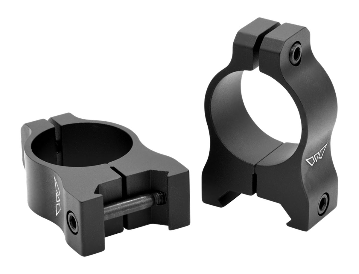 Warne Vapor 1 inch, Medium Matte Black, Scope Optic Rings