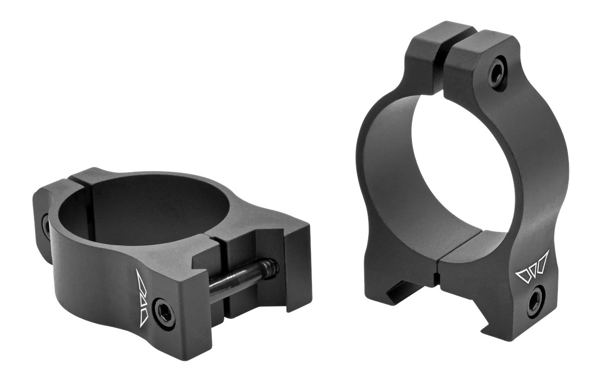 Warne Vapor Scope Rings, 30mm, Low, V413M, Black