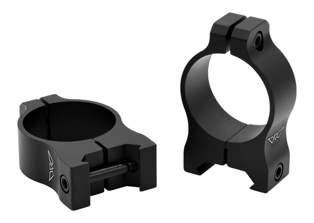 Warne Vapor Scope Rings, 30mm, Medium, V414M,Black