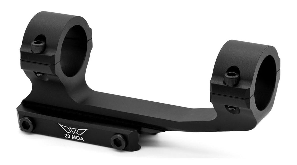Warne Scope Mounts 1 inch 1 Piece MSR Mount, 20 MOA