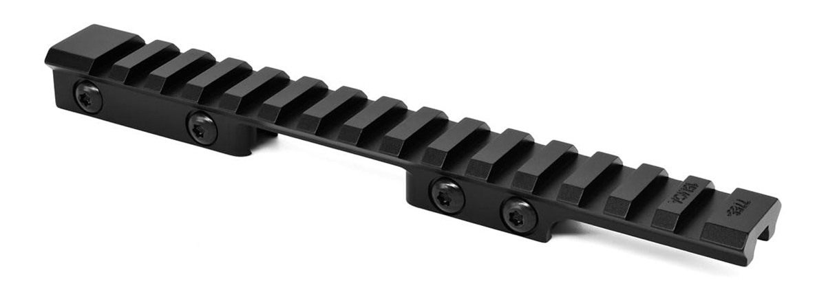 Warne CZ 452/455 11mm Picatinny Rail Adapter, 15MOA, Black, 7755M