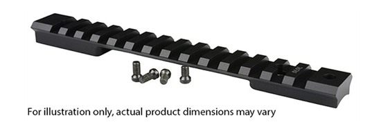 Warne CZ 452/455 11mm Picatinny Rail Adapter, 15MOA, Black, 7755M view 2