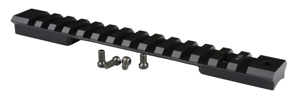 Warne 7653M Weatherby Mark V Standard 6 Lug Mountain Tech Tactical Rail, Bl