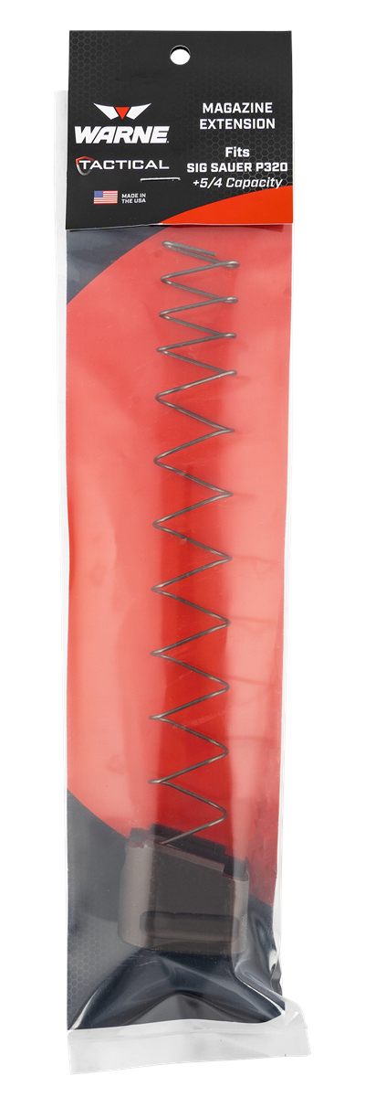 Warne MESIG54DE Magazine Extension made of 6061-T6 Aluminum with Hardcoat A
