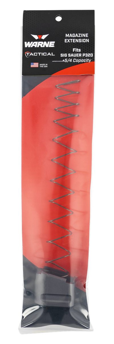 Warne Scope Mounts MESIG54GR Magazine Extension made of 6061-T6 Aluminum wi