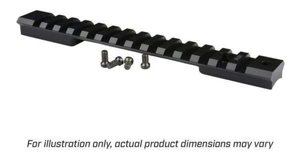 Warne 769820MOA Mountain Tech Tactical Rail Black Anodized Aluminum Savage view 2