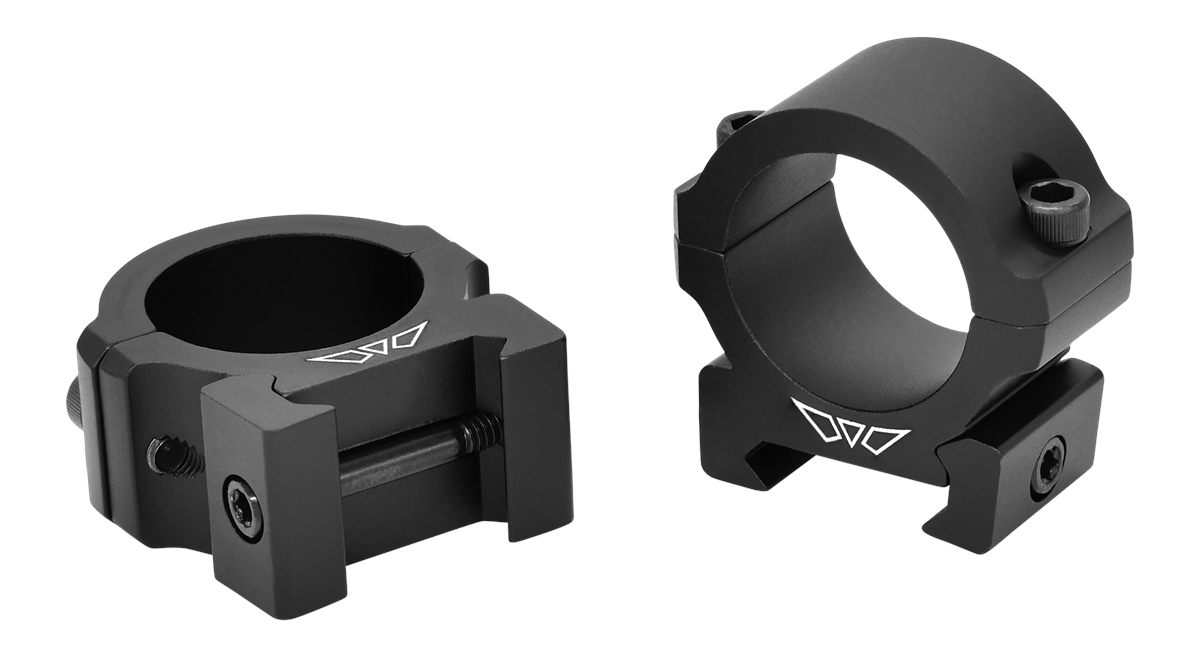 Warne Vapor Horizontal 1 inch, Low Matte Black, Scope Optic Rings