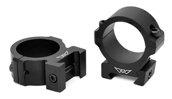 Warne Vapor Horizontal 1 inch, Low Matte Black, Scope Optic Rings view 3