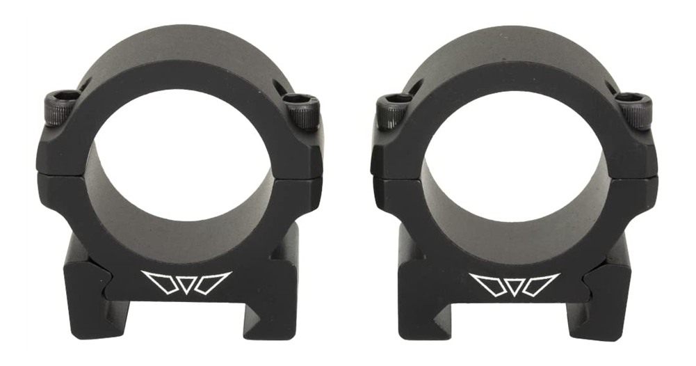 Warne Vapor Horizontal 30mm, Low Matte Black, Scope Optic Rings view 2