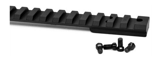 Warne V48420MOA Vapor Picatinny Rail Black Anodized Aluminum Ruger American view 2