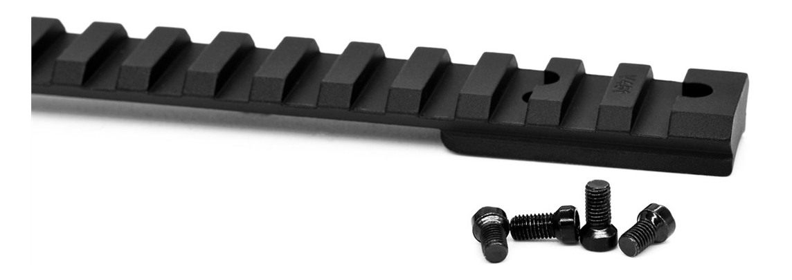Warne V48520MOA Vapor Picatinny Rail Black Anodized Ruger American Long Act view 2