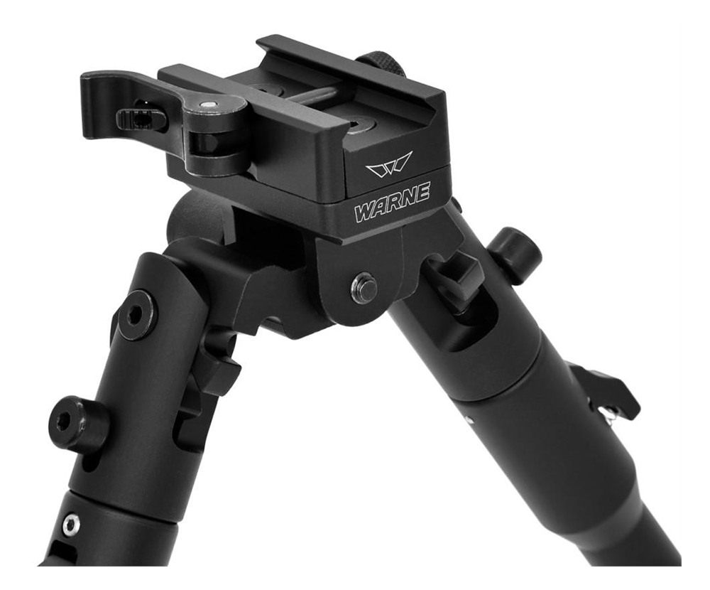Warne Skyline Precision Lite Bipod with QD Picatinny Rail Interface Black view 3