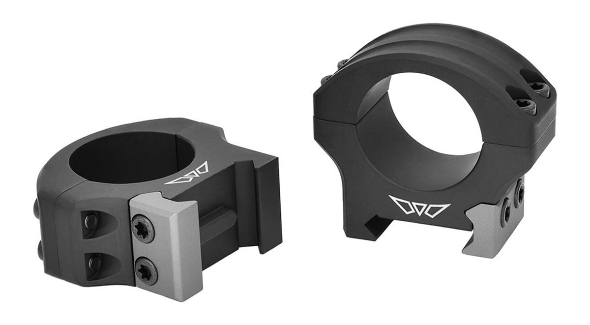 Warne 8500M Hyperlite Matte Black 1'' Low view 2