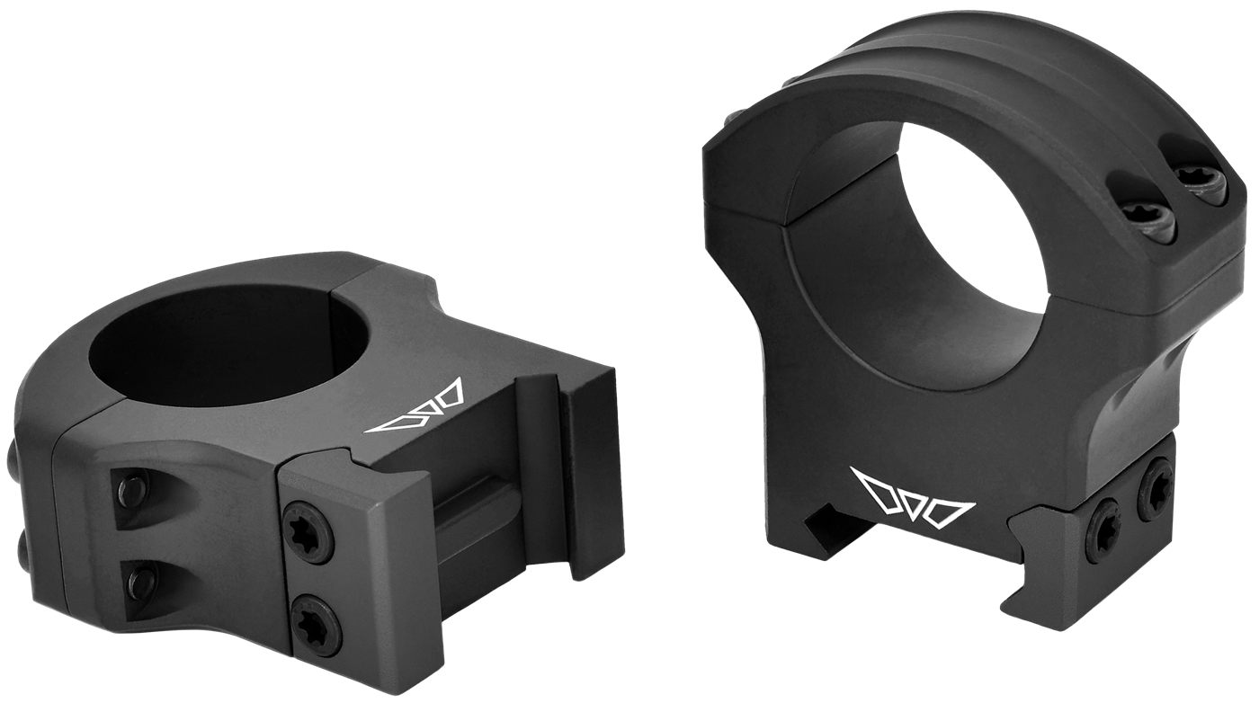 Warne Scope Mounts 8502M HyperLite Matte Black MagnaFusion Alloy 1in Tube H