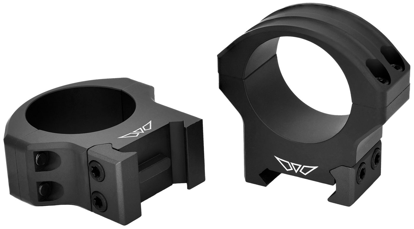 WARNE HyperLite Picatinny-Style Rings 30mm Medium Matte Black