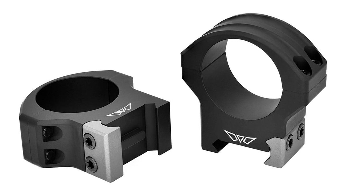 WARNE HyperLite Picatinny-Style Rings 30mm Medium Matte Black view 2