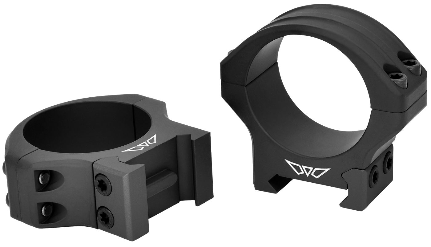 Warne 8520M HyperLite Matte Black MagnaFusion Alloy 34mm Tube Low Maxima/We