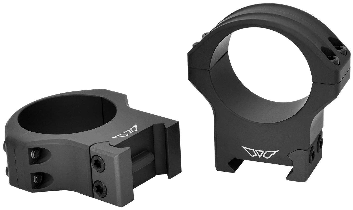 WARNE HyperLite Picatinny-Style Rings 34mm High Matte Black