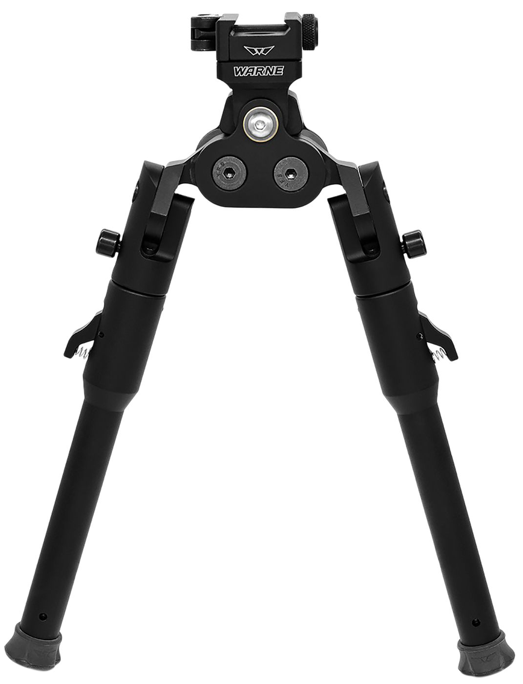 Warne Manufacturing 7921M Skyline Pro Bipod Black Anodized QD Picatinny Hea