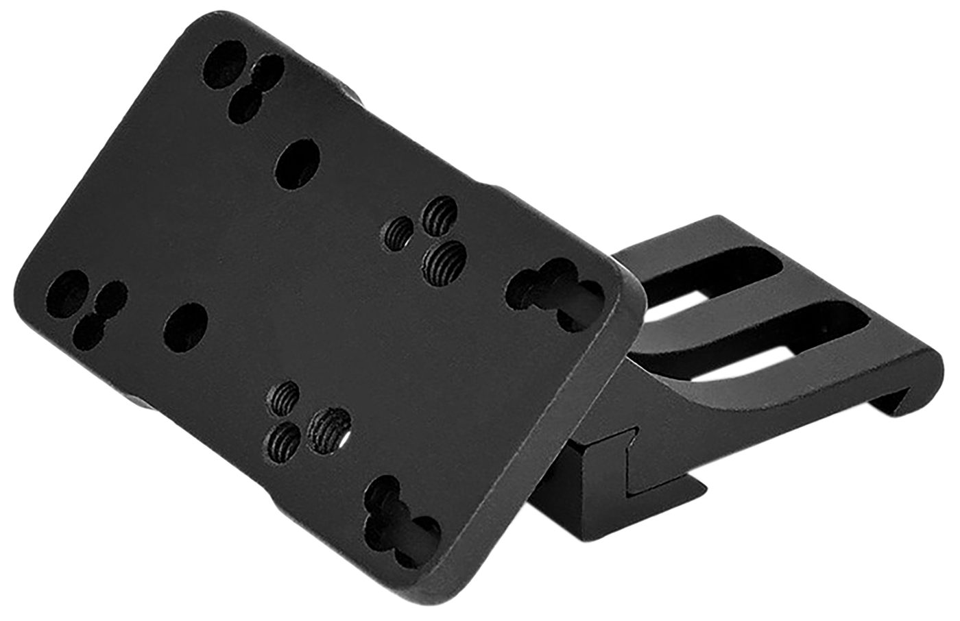 Warne Scope Mounts 6110ML Red Dot Riser 45 Degree Offset Reflex Black Anodi