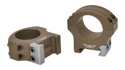 Warne HyperLite Picatinny-Style Rings 1in Medium Dark Earth view 2