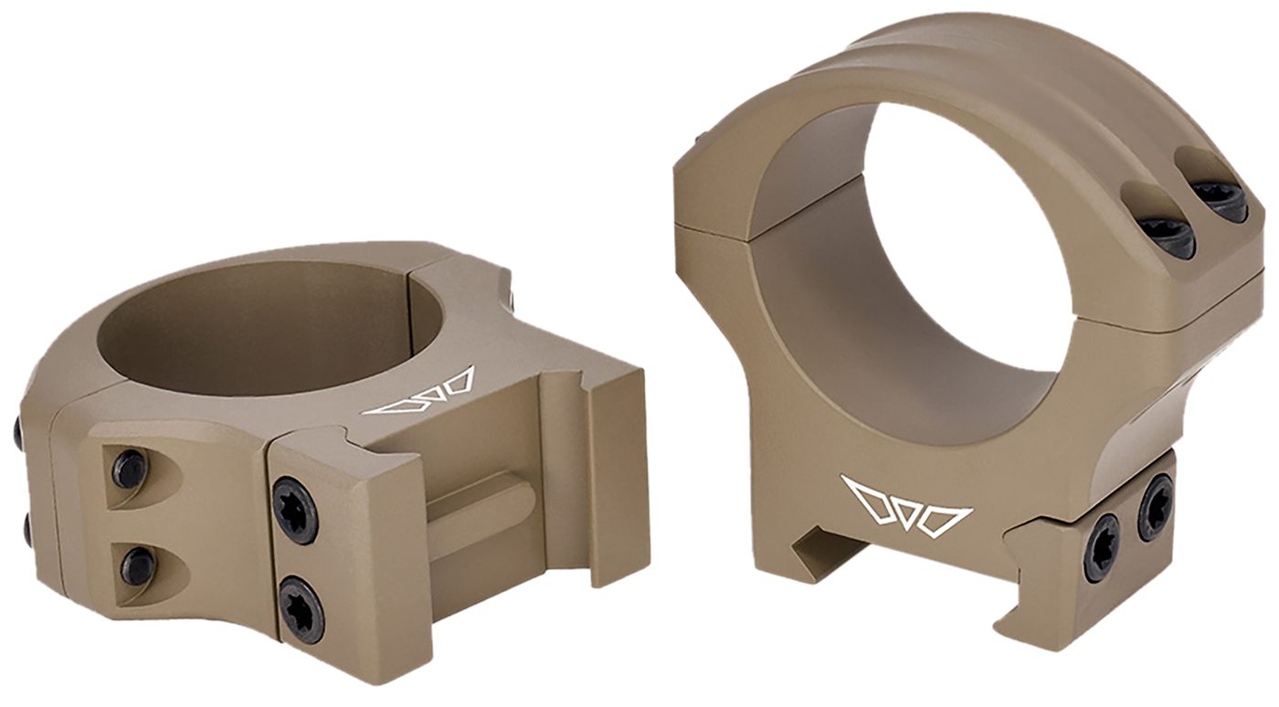 WARNE HyperLite Picatinny-Style Rings 34mm Low Dark Earth