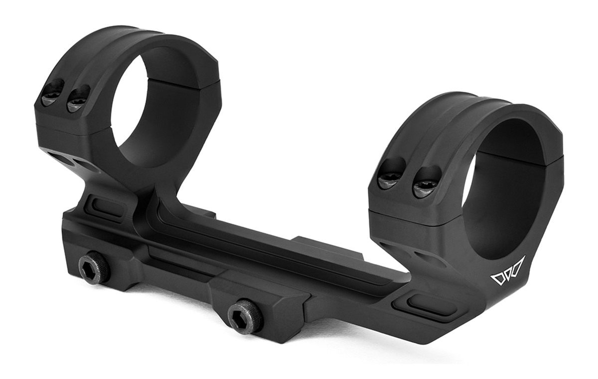 Warne 8550M HyperLite Black Aluminum 1in Tube Medium Maxima/Weaver/Picatinn view 2