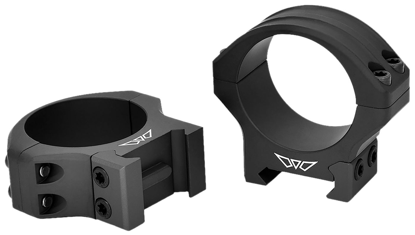 Warne Scope Mounts 520M Maxima Horizontal Rings Matte Black Steel 34mm Tube