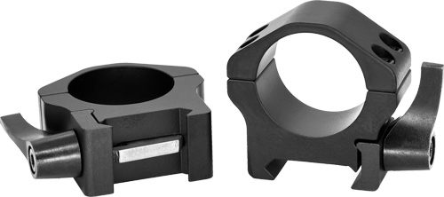 Warne Scope Mounts Rings Maxima Horizontal Quick Detach 1in Medium Matte view 2