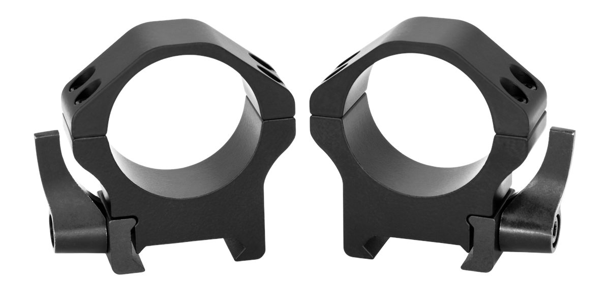 Warne Scope Mounts Rings Maxima Horizontal Quick Detach 30mm Medium Matte