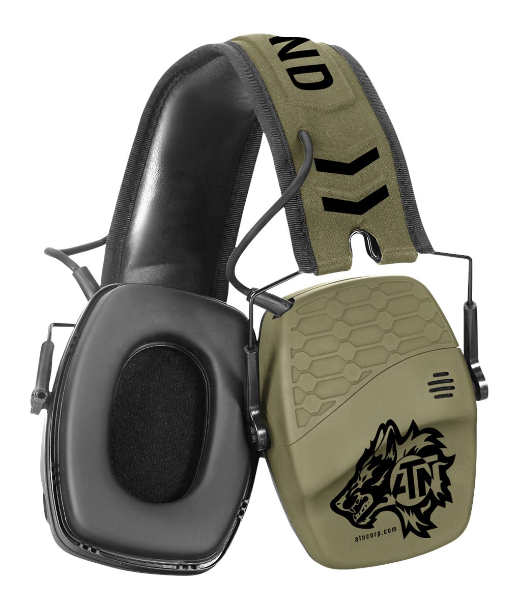 ATN ACPROTXSND X-Sound Hearing Protector 22 dB OD Green