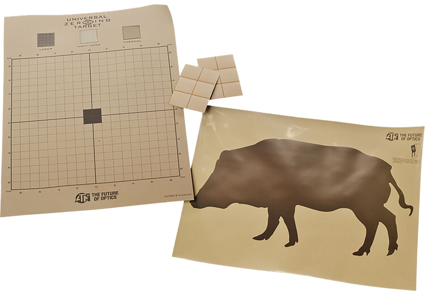 ATN ACMKIRTGBR Thermal Target Kit Boar Paper 30in x 24in Brown Includes 12