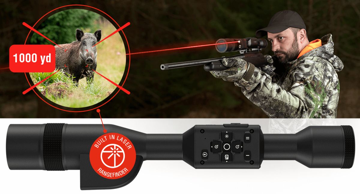 ATN DGWSXS5255P X-Sight 5 Night Vision Rifle Scope Black Anodized 5-25x, 30 view 2