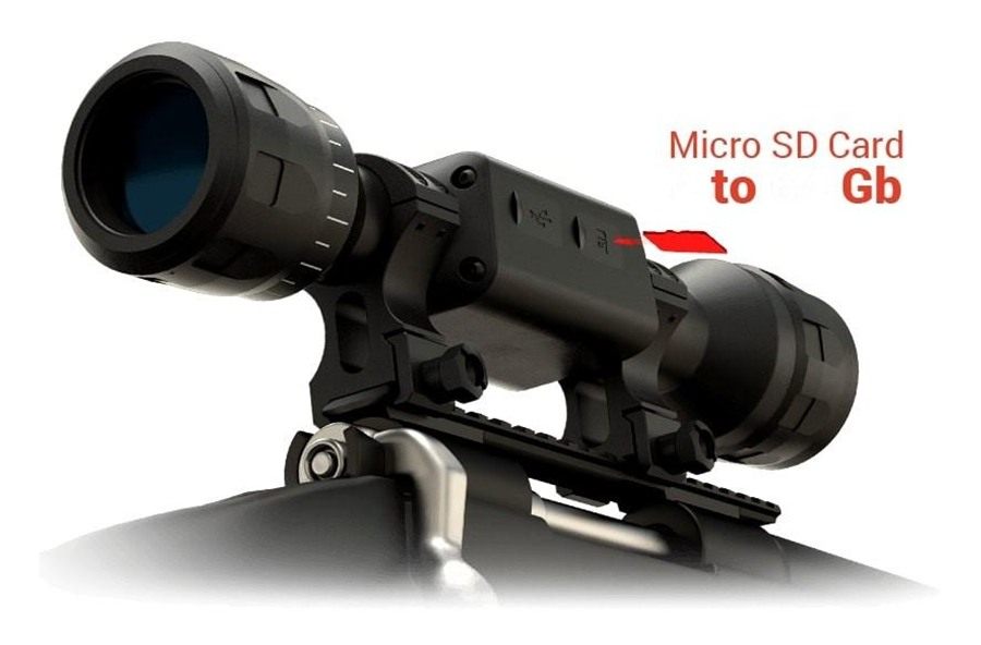 ATN TIWSTLTV335X Thor LTV Thermal Rifle Scope Black 5-15x 35mm Illuminated view 2
