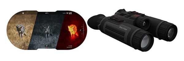 ATN Binox 6 Dual Binoculars Thermal 384288 Day/Night 4K UHD Built-in LRF view 2
