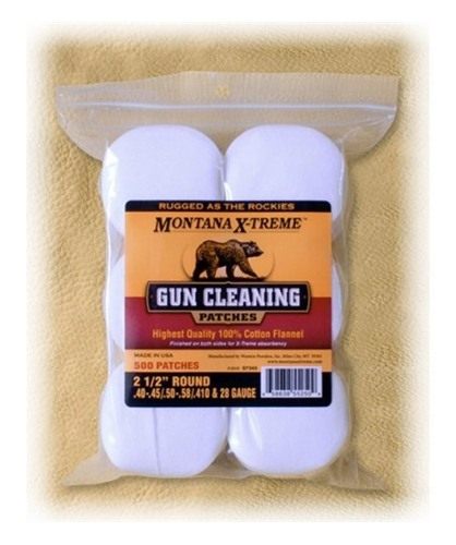 Montana X Treme Xtreme 2 1/2in Round Cleaning Pacthes - 500 Count Patches B