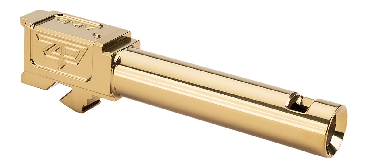 Zaffiri Precision ZP.19G5BCPG Glock 3.89in Ported Gold TiN Stainless Steel