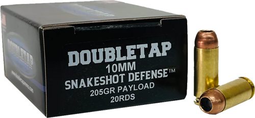 Doubletap Ammunition Tap DT SnakeShot Defense 10mm Auto 135gr+9 JHP 20/ct view 3