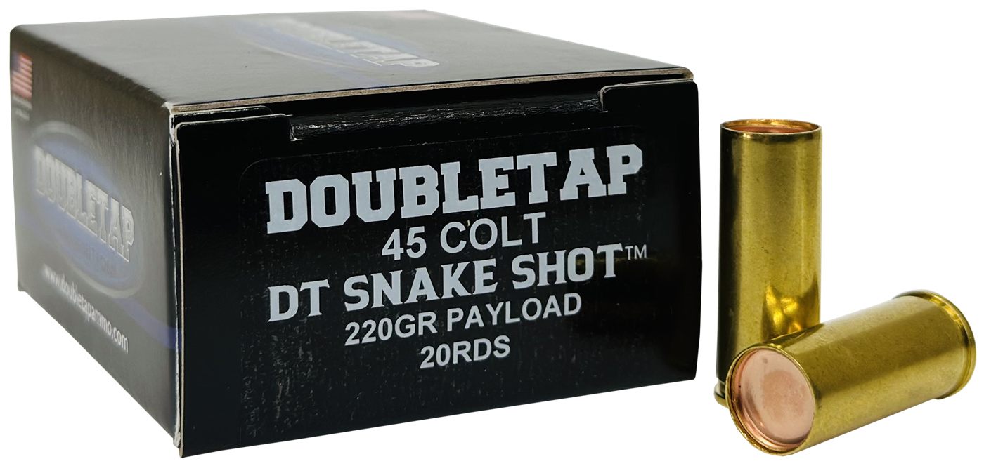 DoubleTap Ammunition Tap DT SnakeShot Handgun .45 Colt 220gr 9 Shot 1000 fp