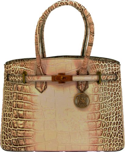 Rugged Rare Cameleon S W Croc Handbag Concealed Carry Purse