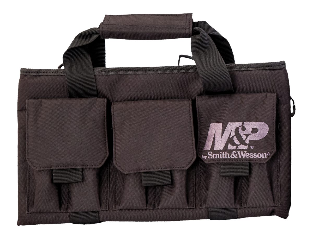 Smith Wesson M P Accessories 110028 Pro Tac Handgun Case Black Nylon Holds