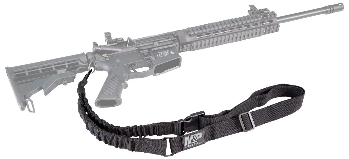 Smith Wesson M P Accessories 110030 Single Point Sling Kit Black Nylon w/ A