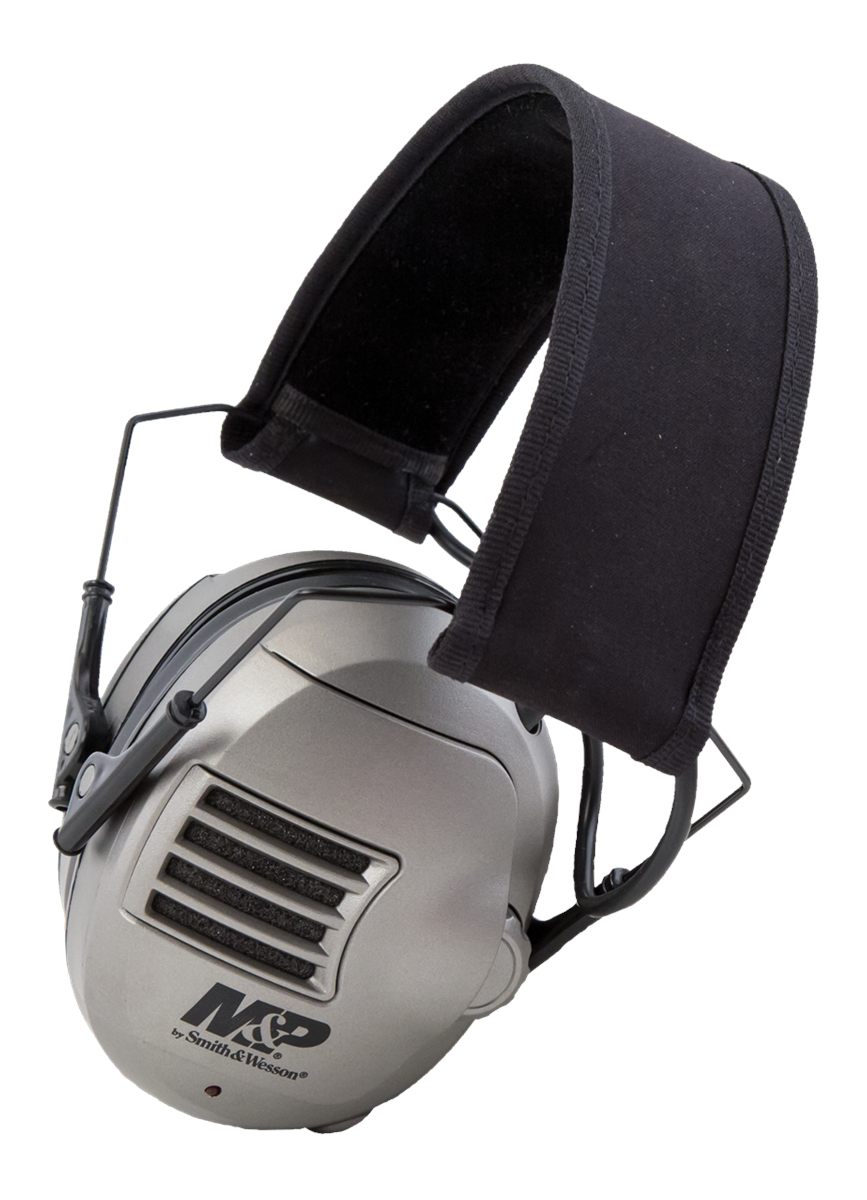 M P Accessories 110041 Alpha Electronic Muff Polymer 23 dB Over the Head Gr