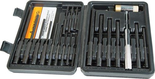Wheeler 110128 Master Roll Pin Punch Set Steel Universal Knurled Handle 19 view 2